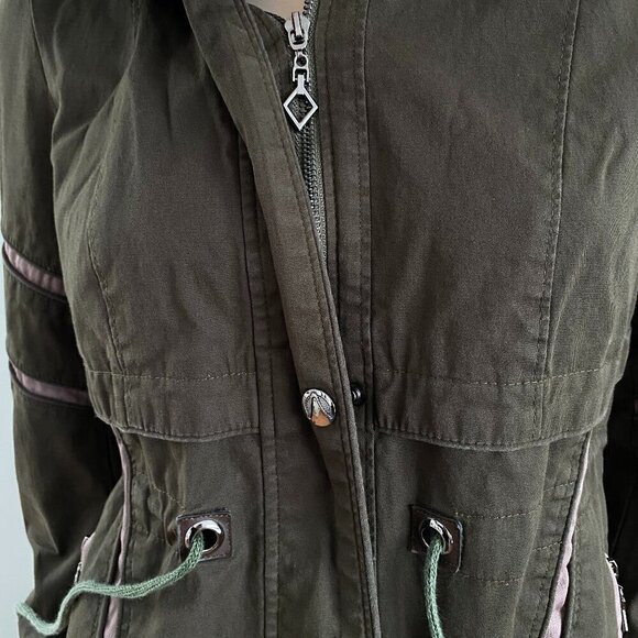 Alamera Khaki Military Style Trench M​​ - Picture 6 of 11